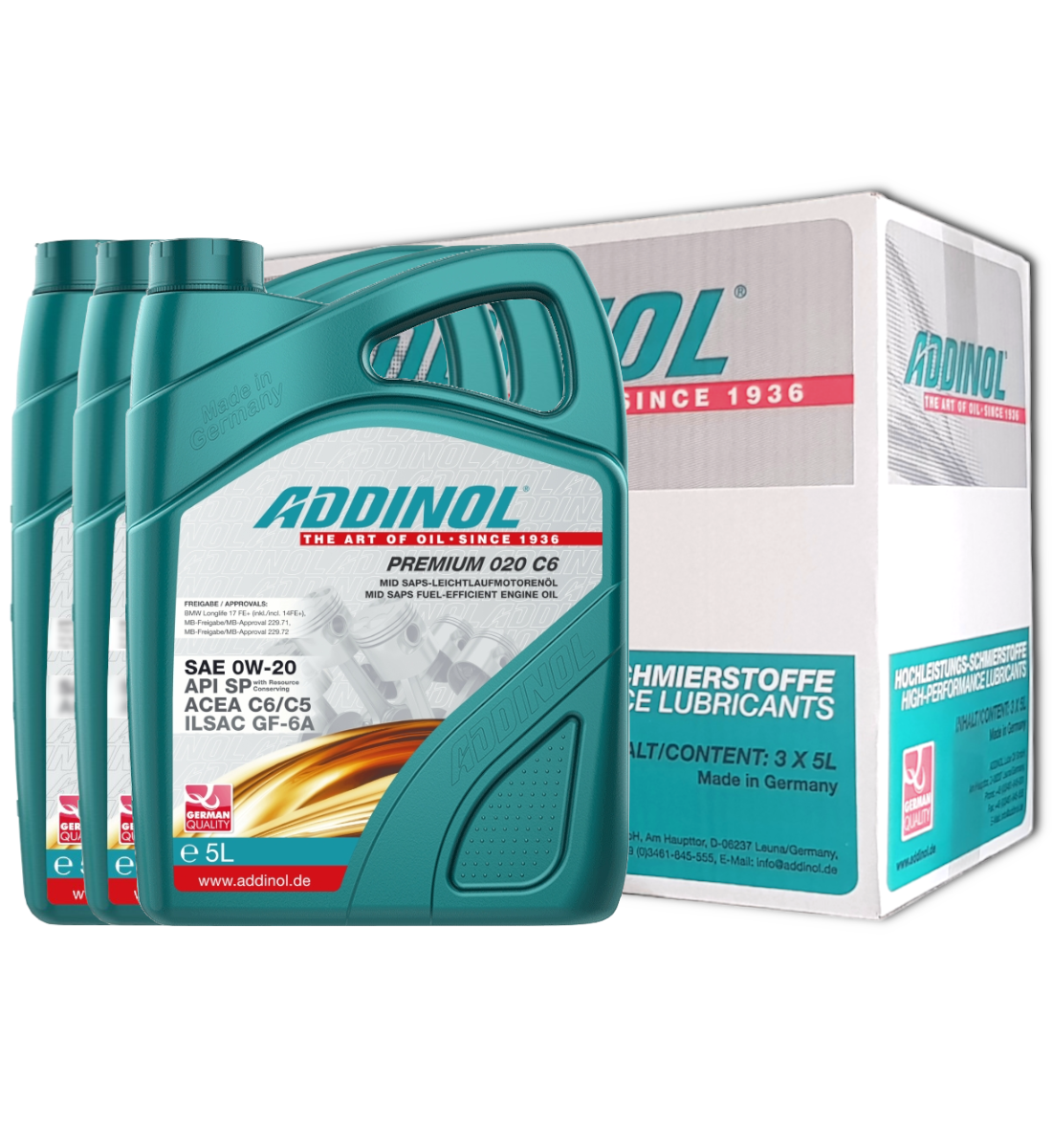 Addinol Premium 020 C6 - Motoröl 0w20